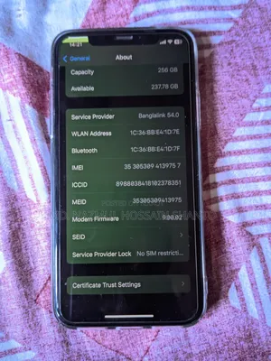 Apple iPhone X 256 GB Black