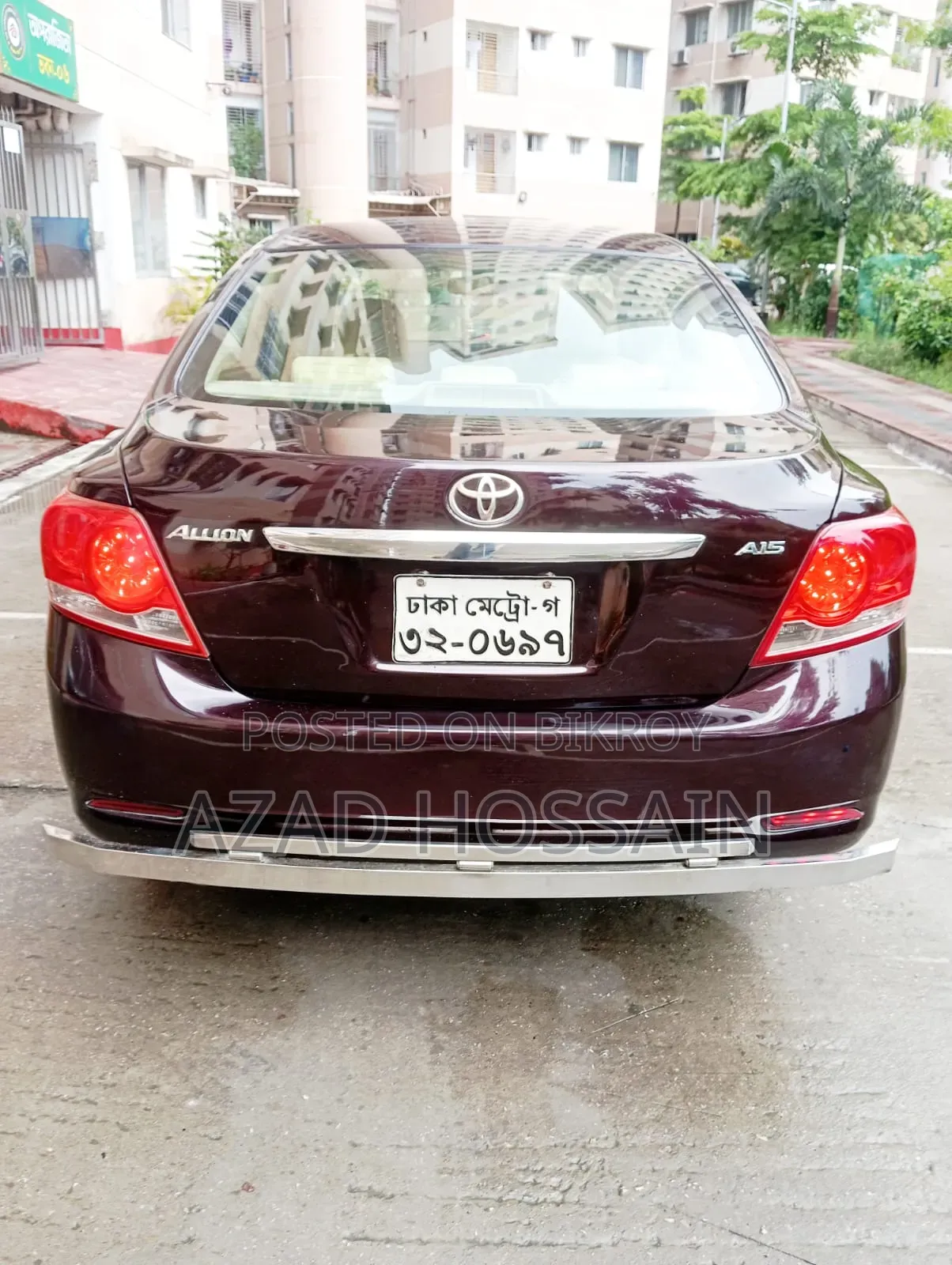 Toyota Allion 2014 Maroon