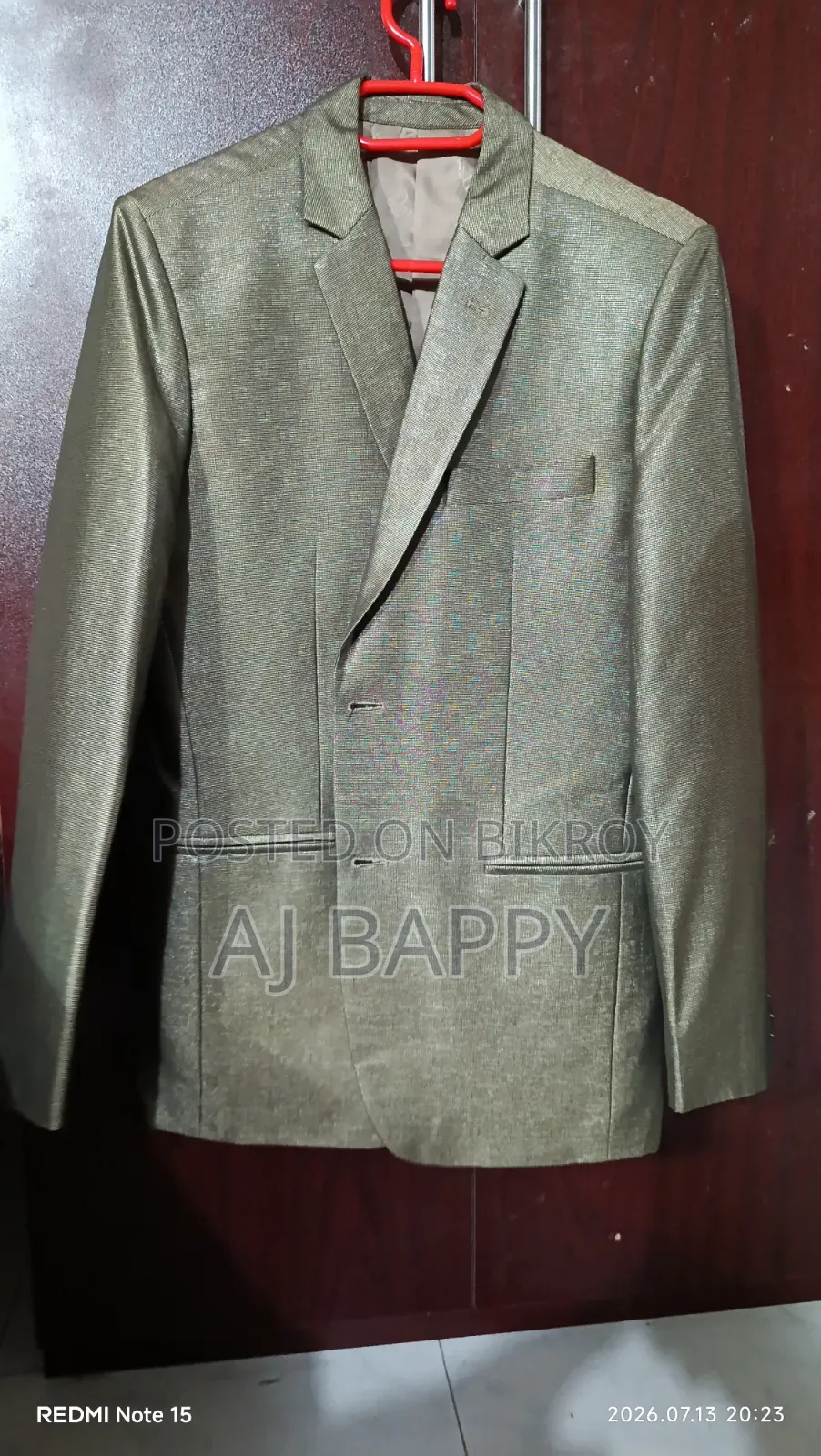 Selling a new blazer.