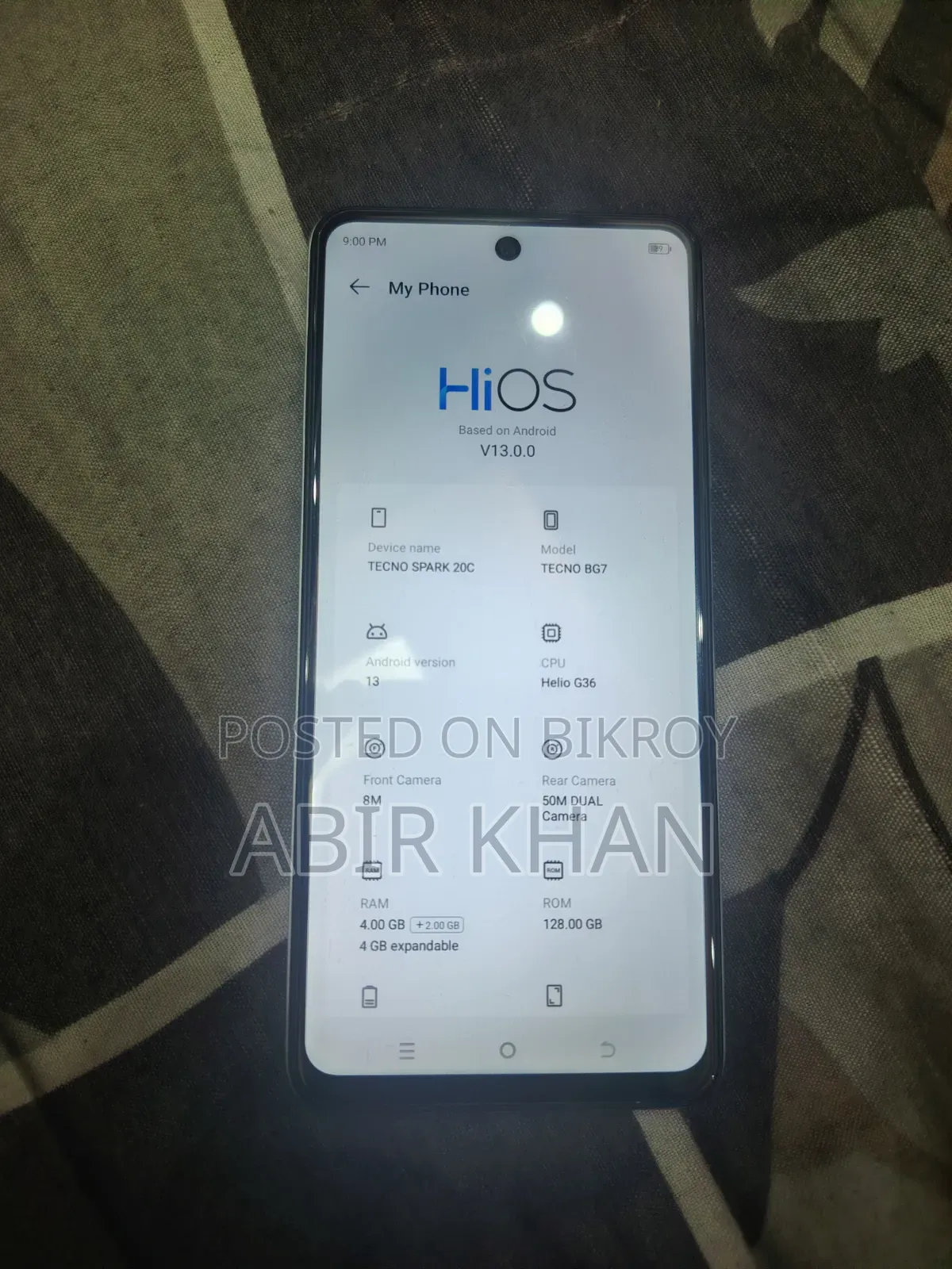 Tecno Spark 20C 128 GB Bronze
