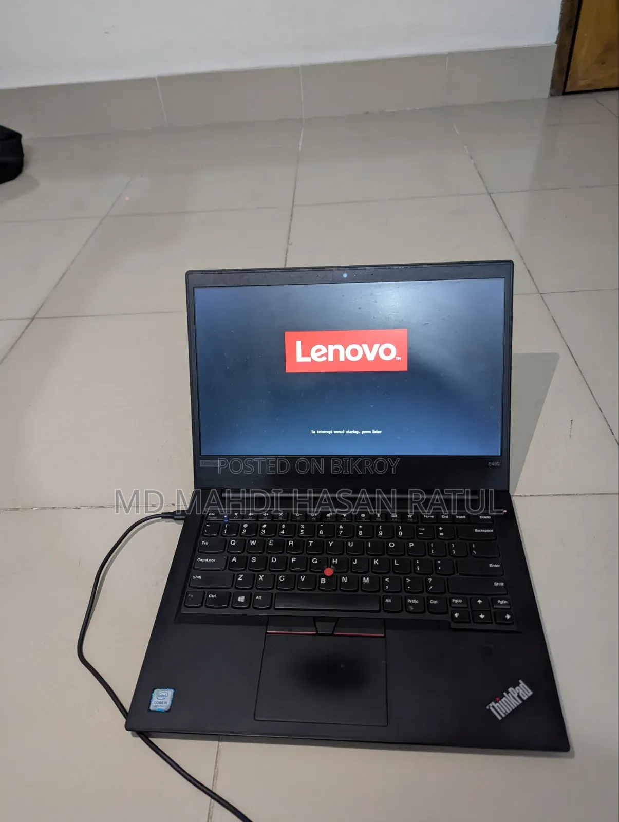 Laptop Lenovo ThinkPad E495 8GB Intel Core I5 SSD 256GB