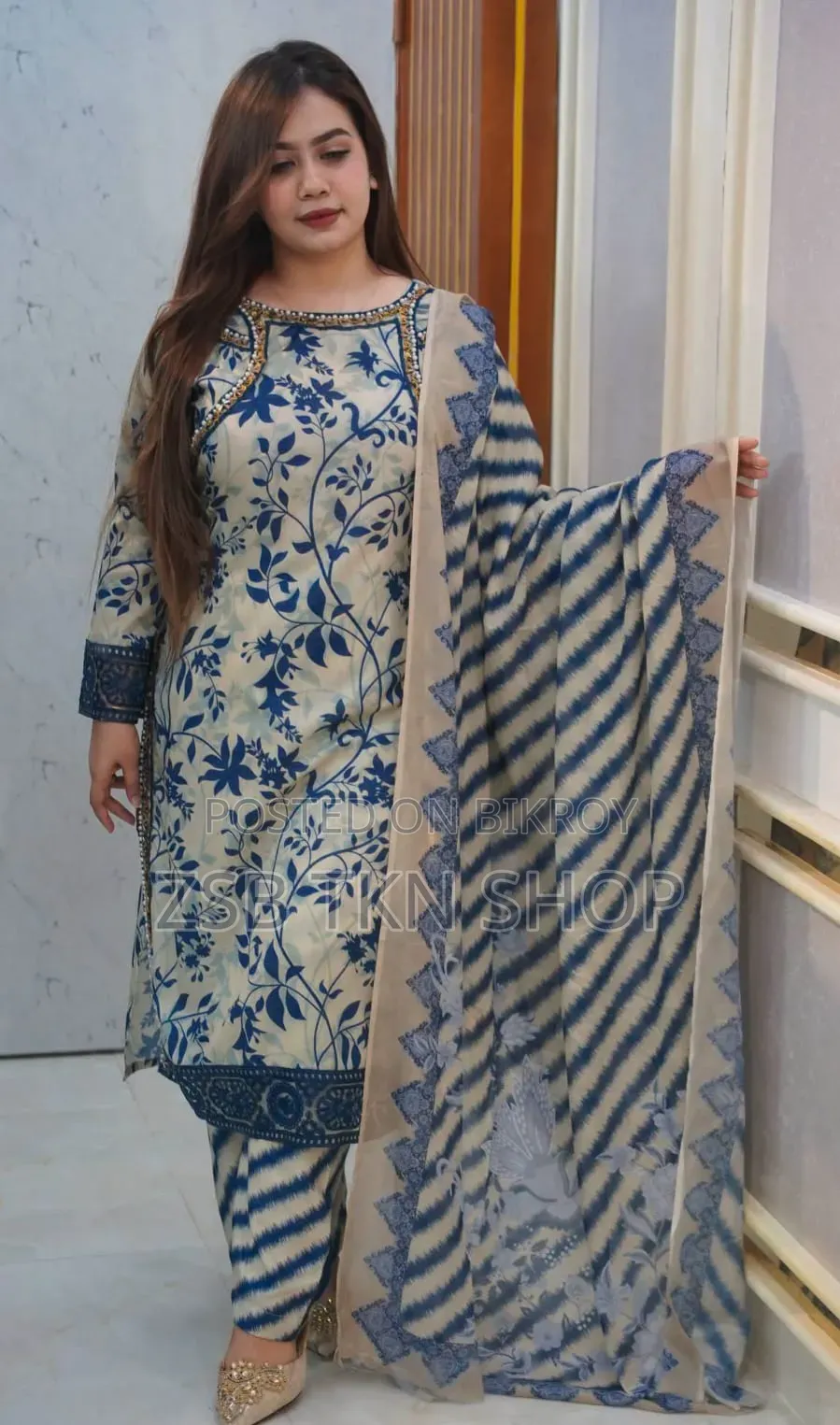 ডিজিটাল প্রিন্টেড ৩ পিস ভাইরাল কালেকশন