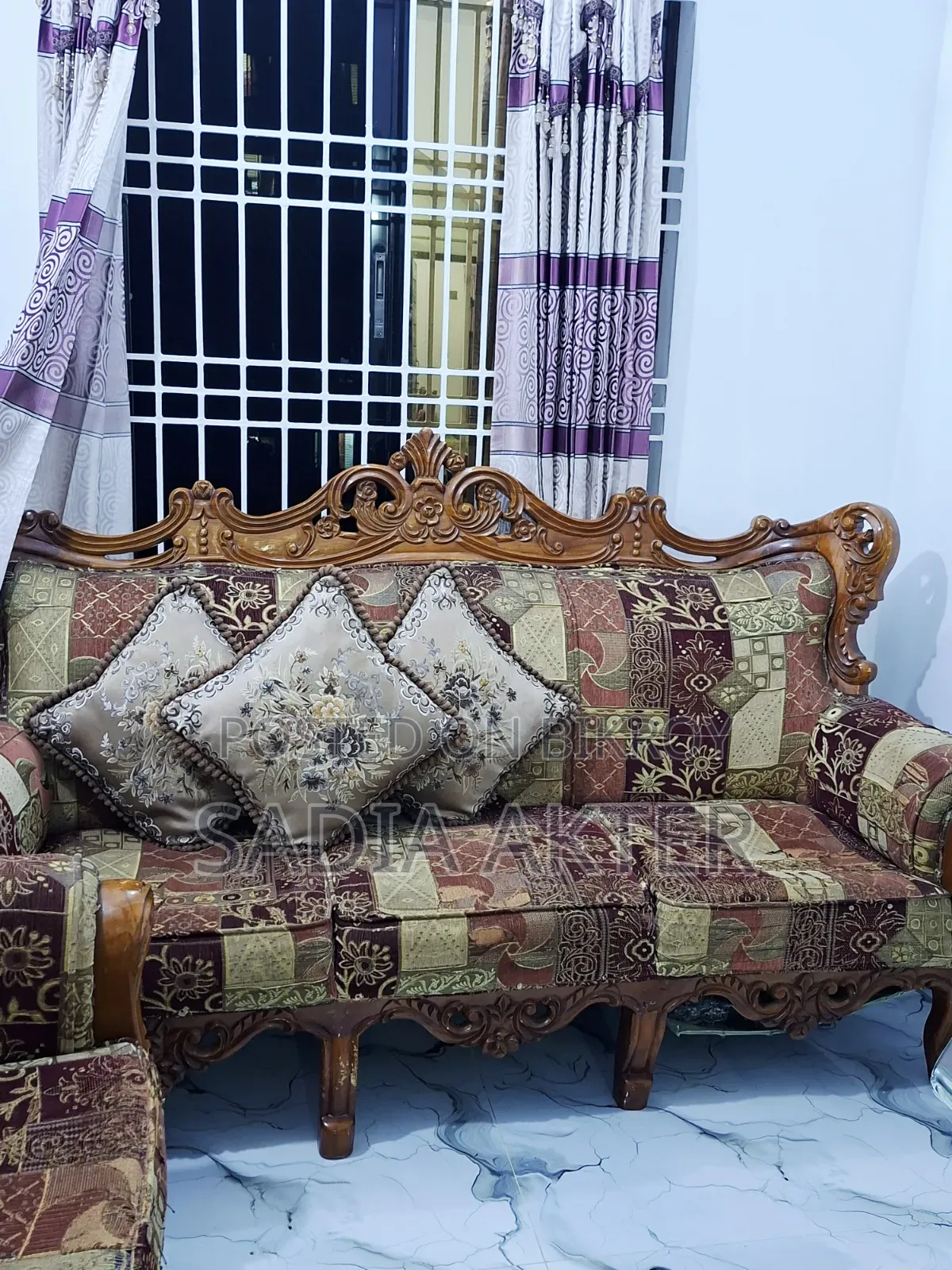 Victory 6 Set Sofa Teak Wood Furniture
