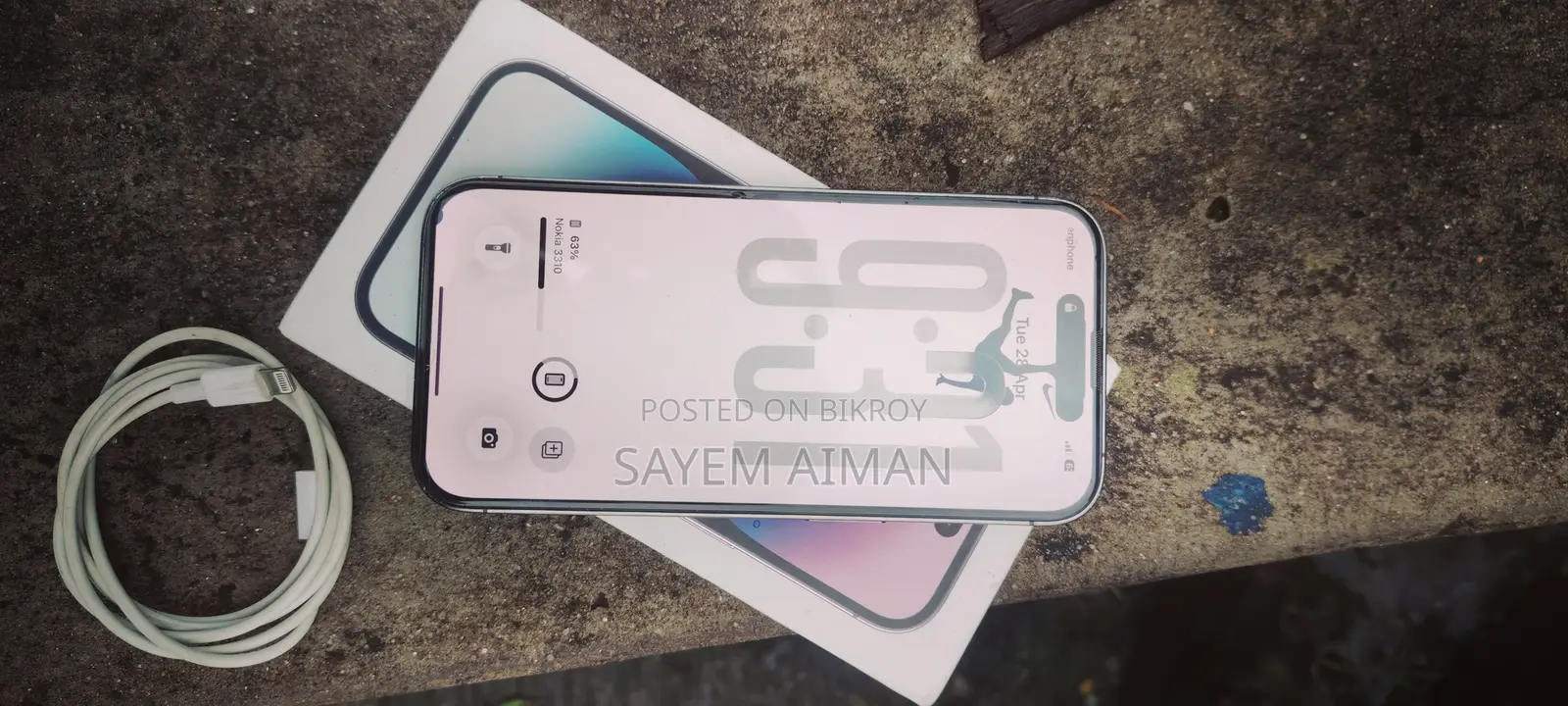 নতুন অ্যাপল আইফোন ১৪ প্রো ২৫৬ জিবি ব্লু