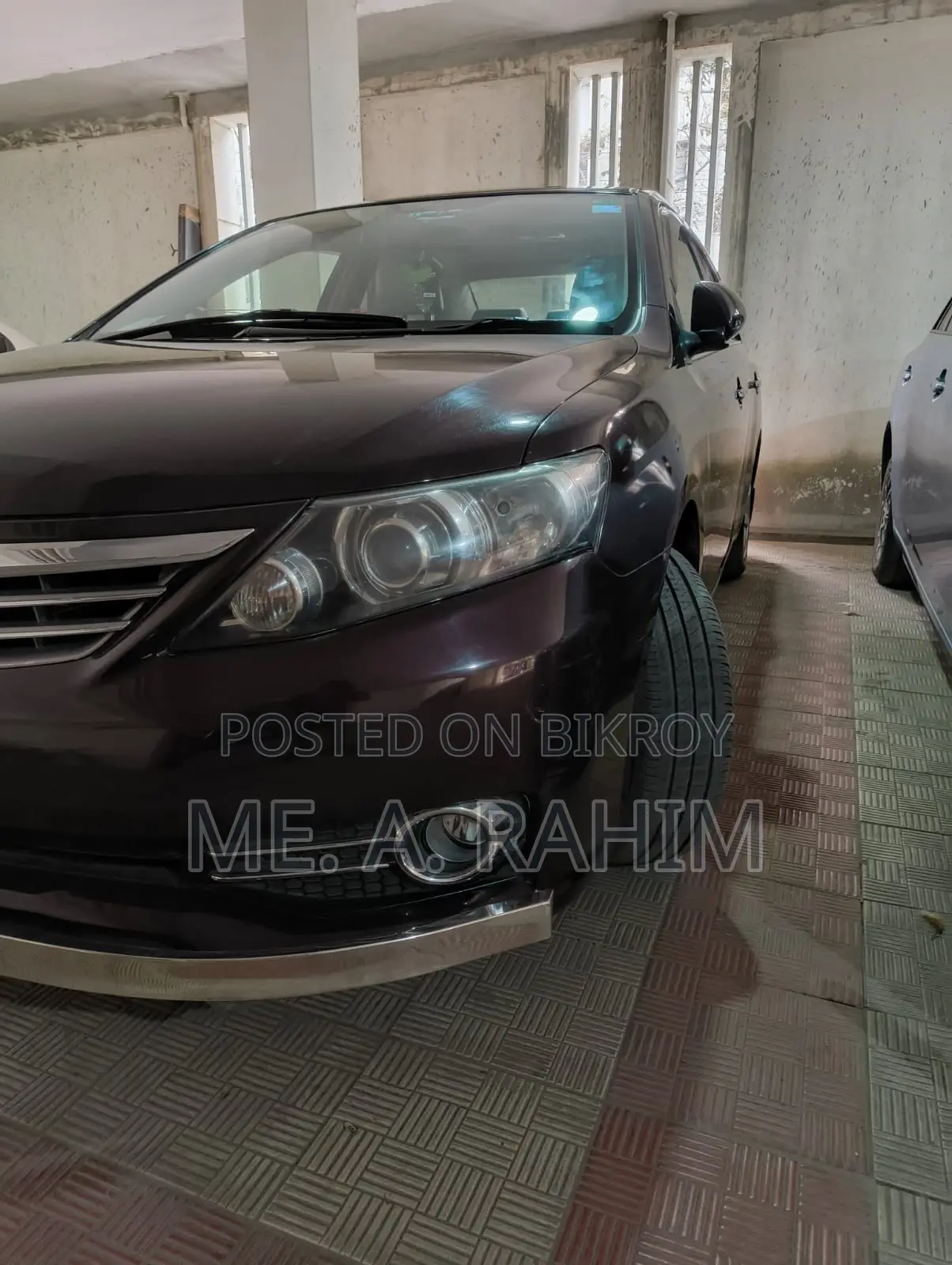 Toyota Allion 2012 Maroon