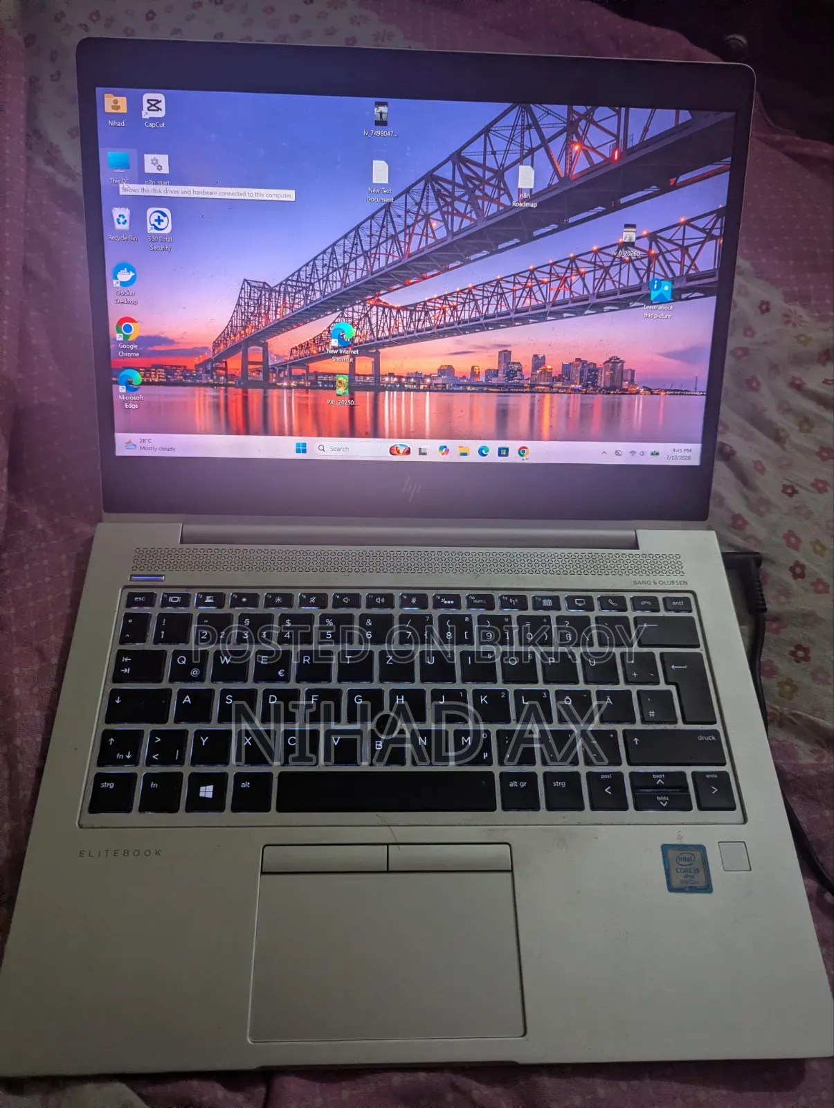 Laptop HP EliteBook 840 G6 16GB Intel Core I5 SSD 256GB