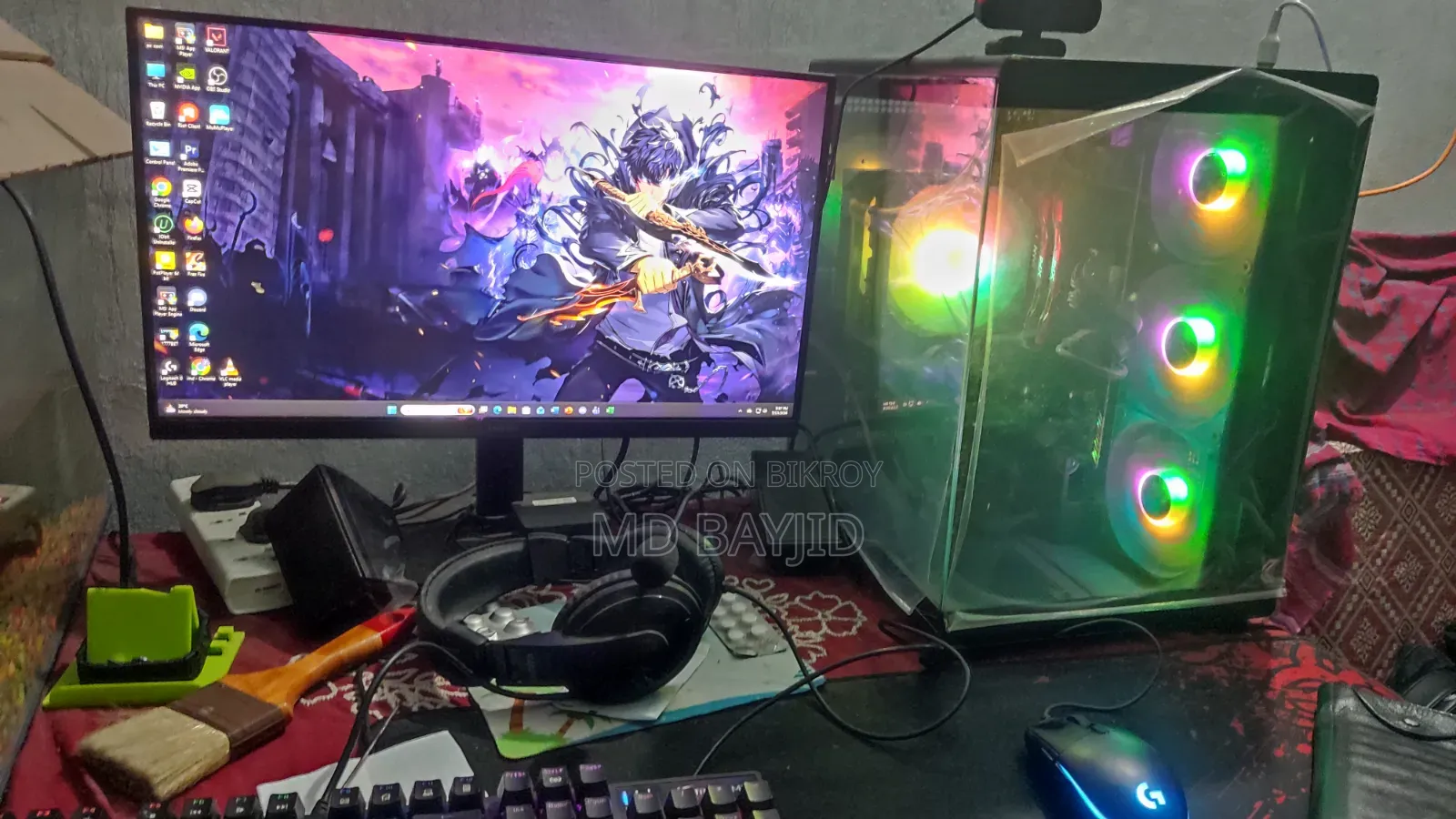 Desktop Computer Asus TUF Gaming FX10CP 16GB AMD Ryzen 7 HDD+SSD 1T