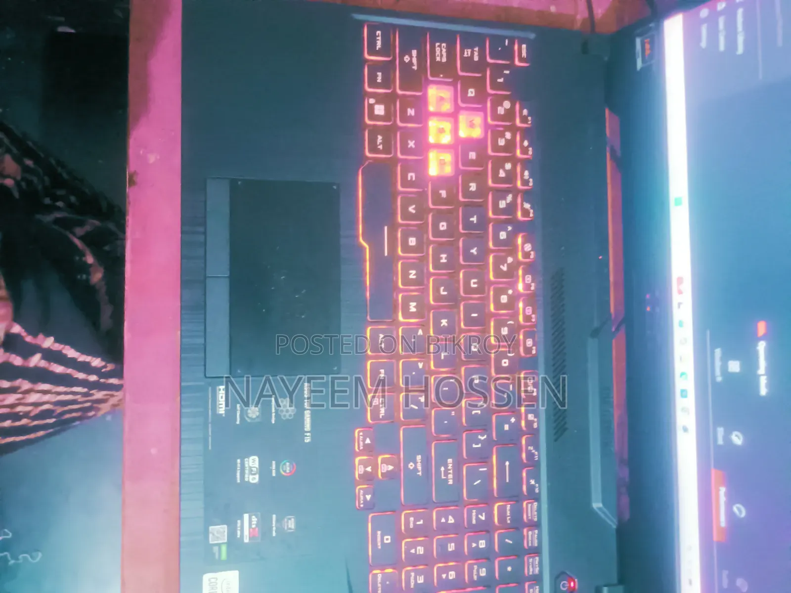 Laptop Asus TUF Gaming F15 16GB Intel Core I5 SSD 512GB