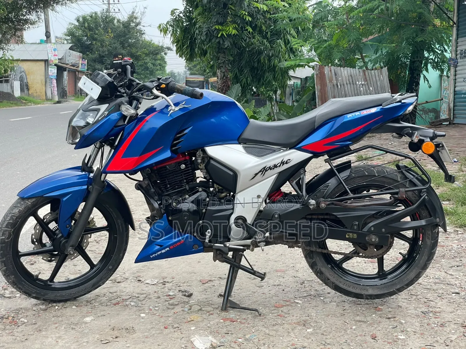 TVS Apache RTR 160 4V 2023 Blue