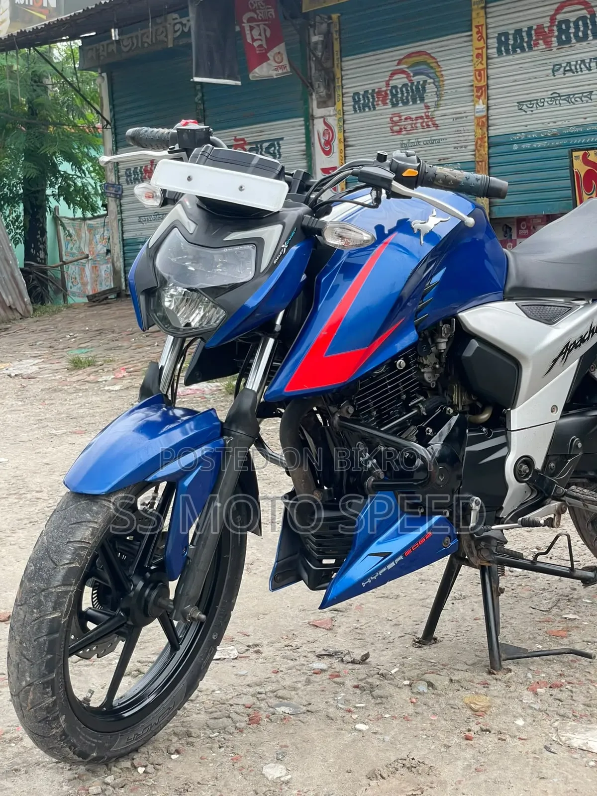TVS Apache RTR 160 4V 2023 Blue