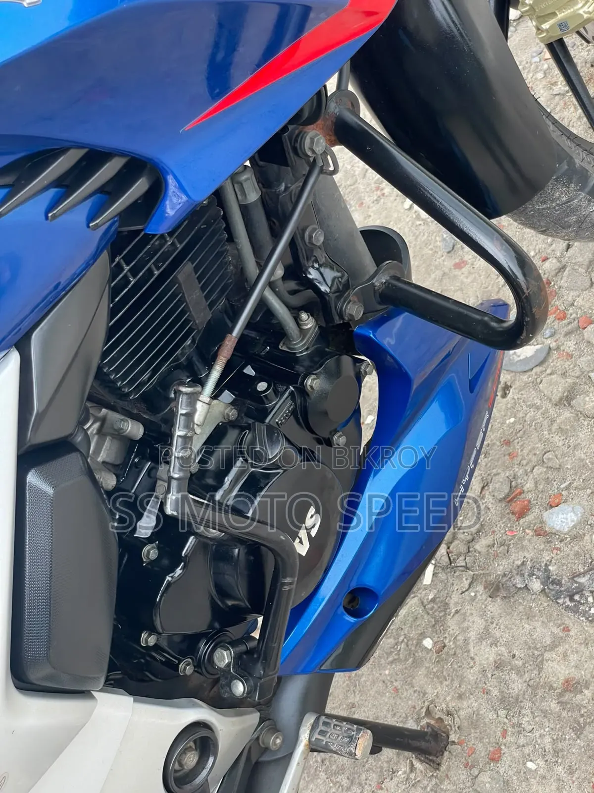 TVS Apache RTR 160 4V 2023 Blue