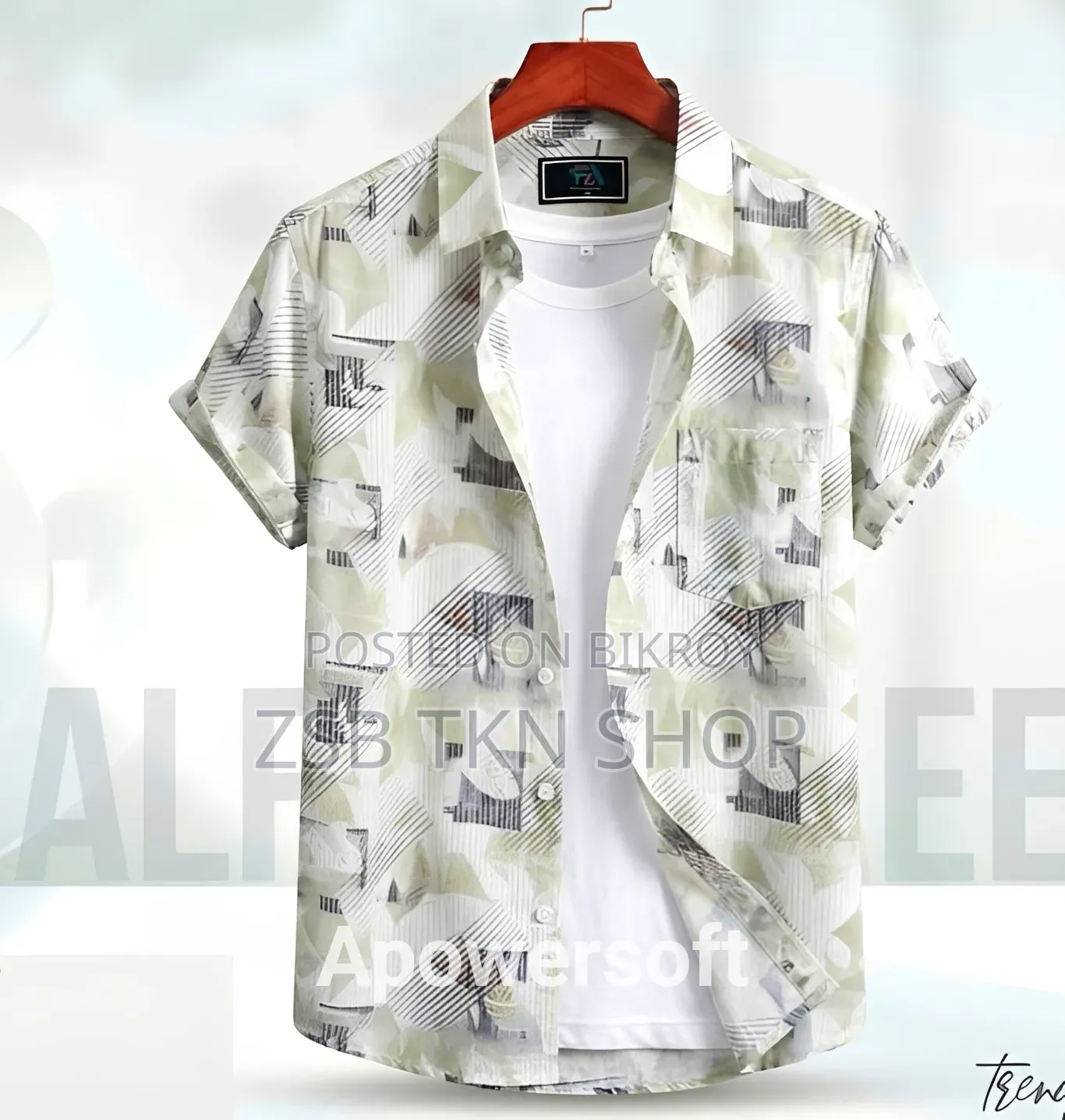 Premium Quality Half Sleeve Shirt. Fabric: 100% Fancy Cotton.