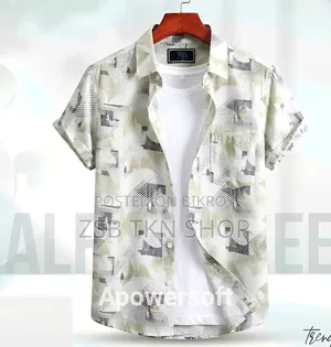 Premium Quality Half Sleeve Shirt. Fabric: 100% Fancy Cotton.