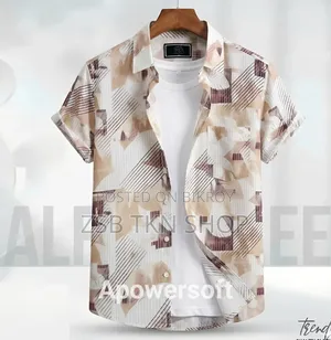 Premium Quality Half Sleeve Shirt. Fabric: 100% Fancy Cotton.