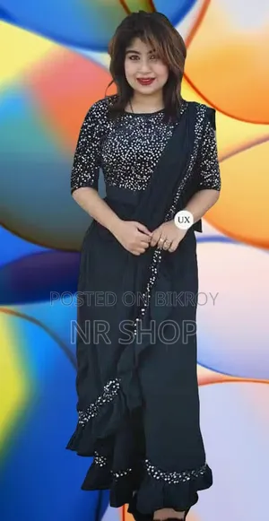এলিগ্যান্ট রেডিমেড শাড়ি উইথ ব্লাউজ পিস