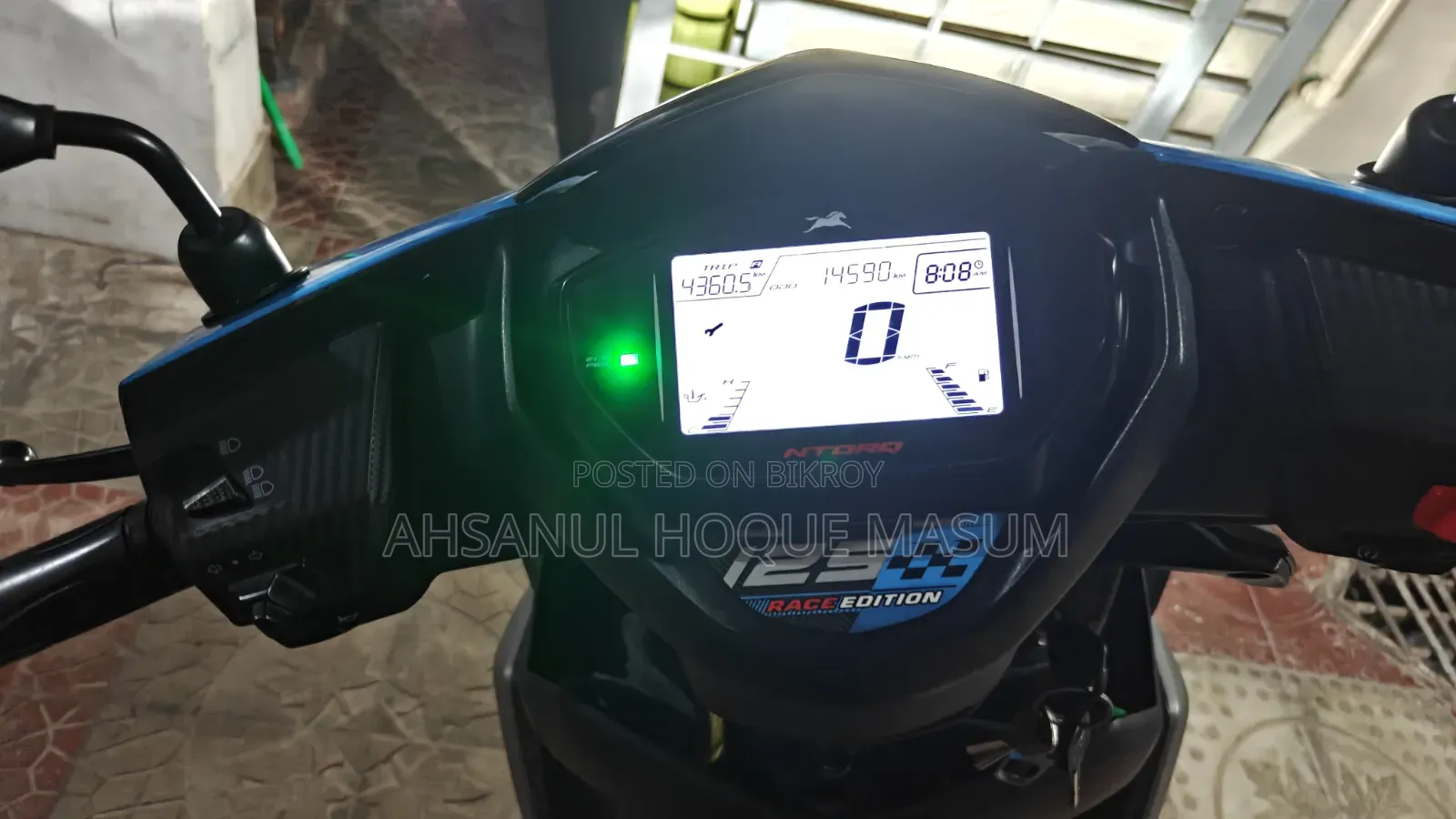 TVS Ntorq 125 2023 Blue