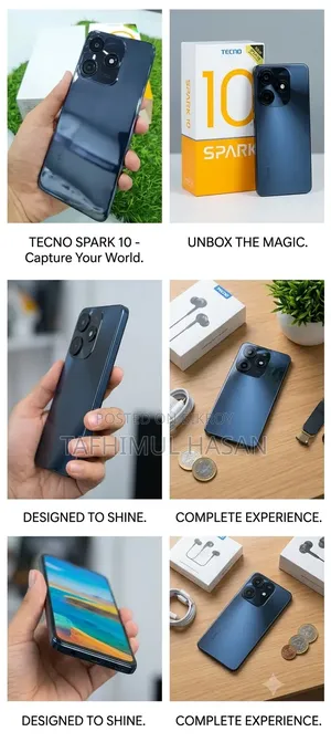 Tecno Spark 10C 128 GB Blue