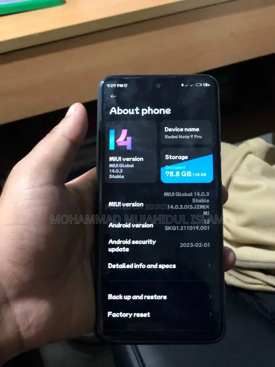 Xiaomi Redmi Note 9 Pro 128 GB Green
