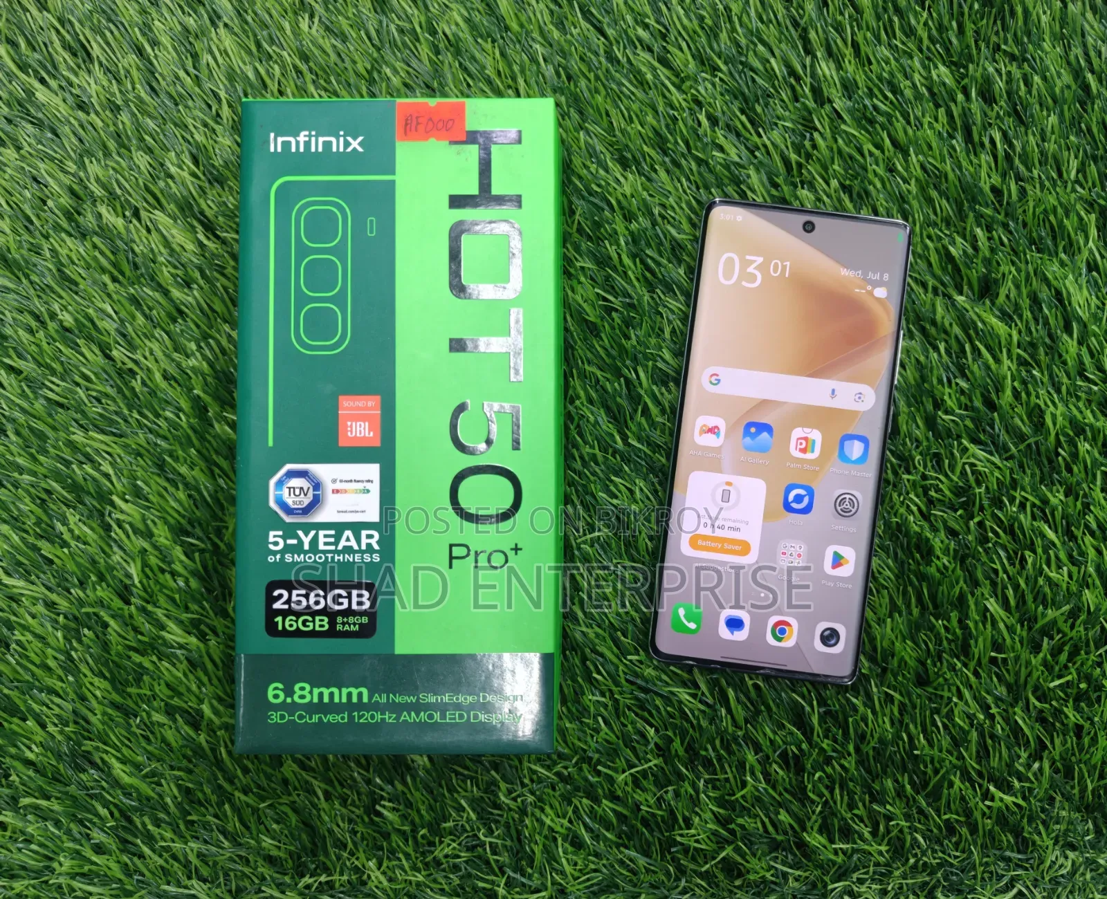 Infinix Hot 50 Pro+ 4G 256 GB Silver