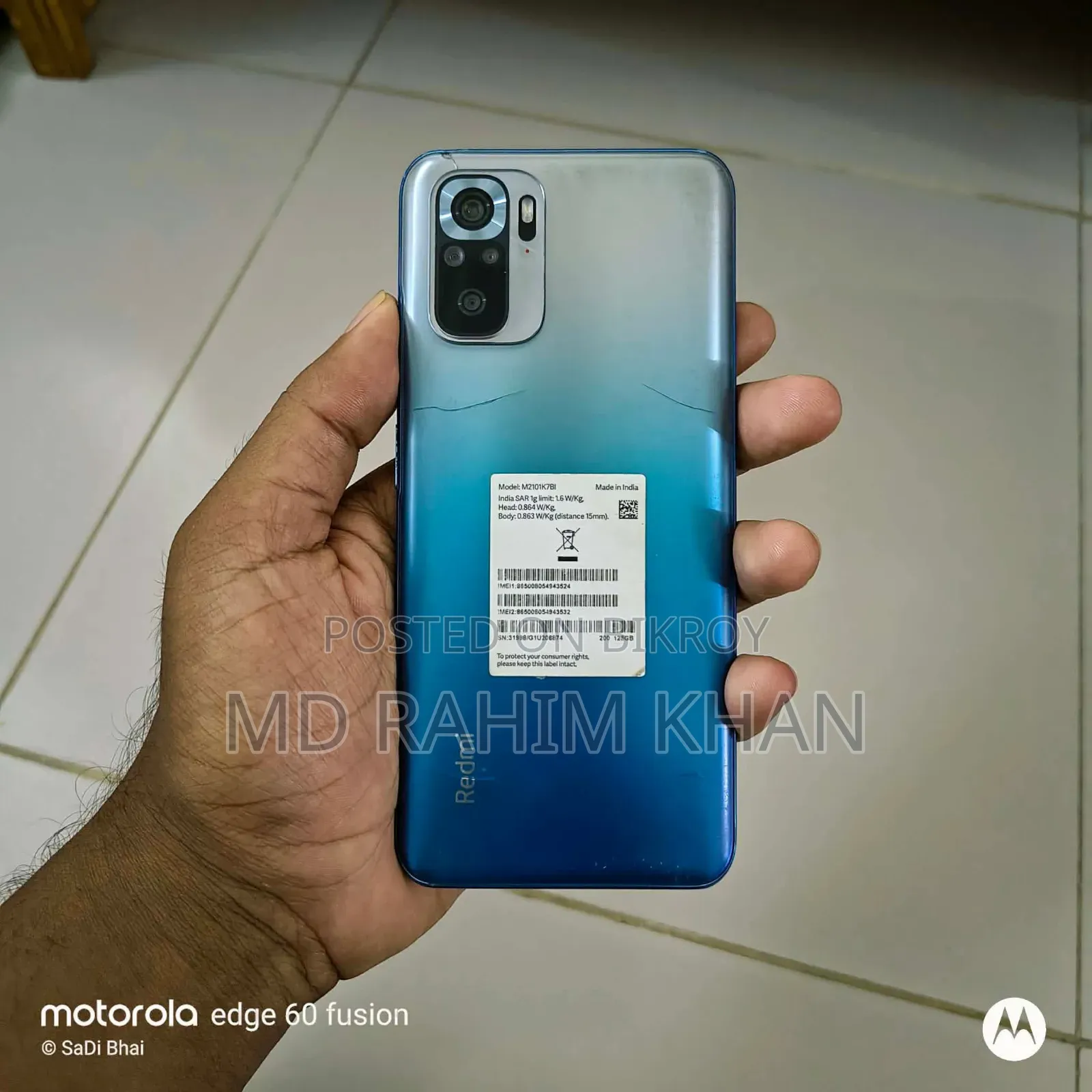 Xiaomi Redmi Note 10S 128 GB Blue