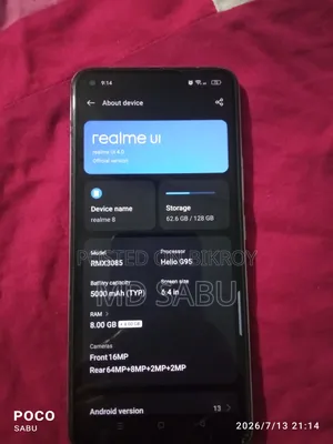 Realme 8 5G 128 GB Silver