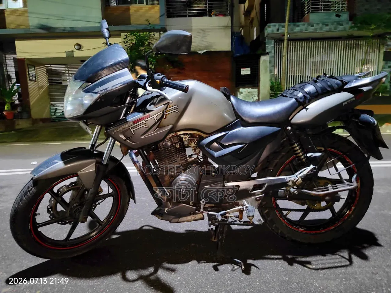 TVS Apache RTR 160 2V 2012 Gray