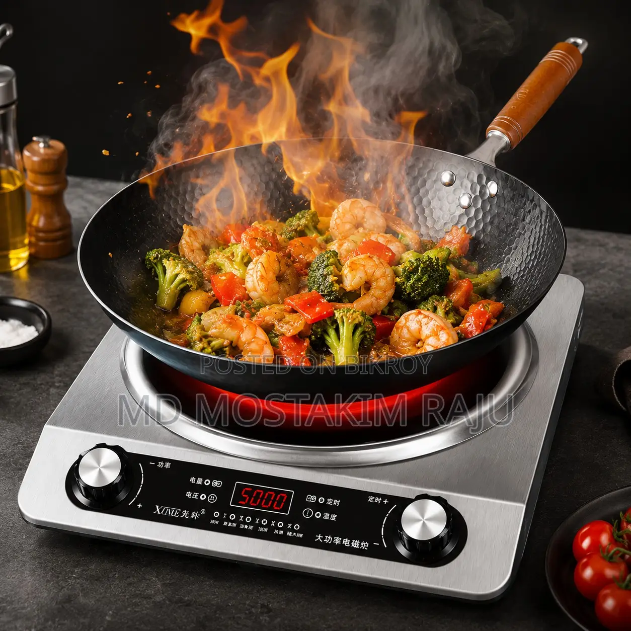 5000W Household Commercial Wok Induction Cooker
