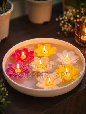Floating Flower Candle