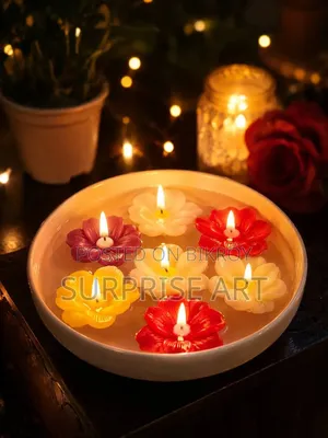 Floating Flower Candle