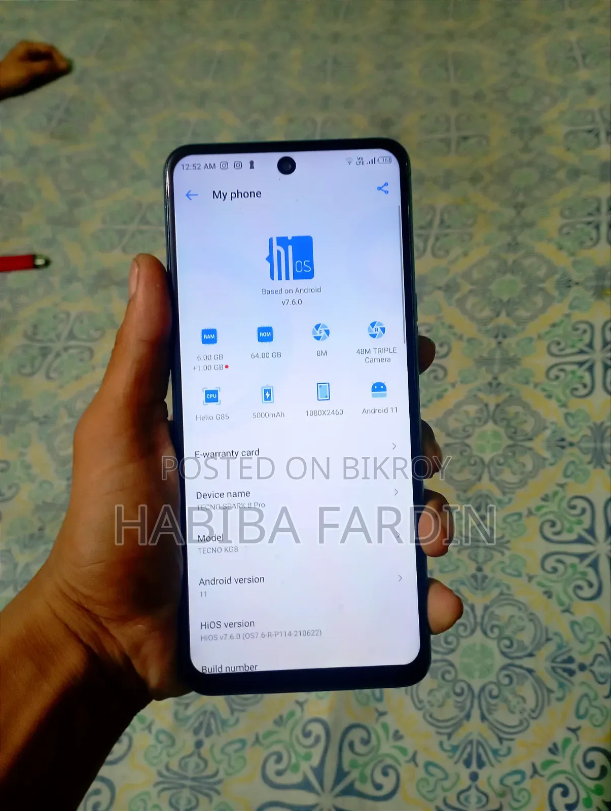 Tecno Spark 8 Pro 64 GB Black