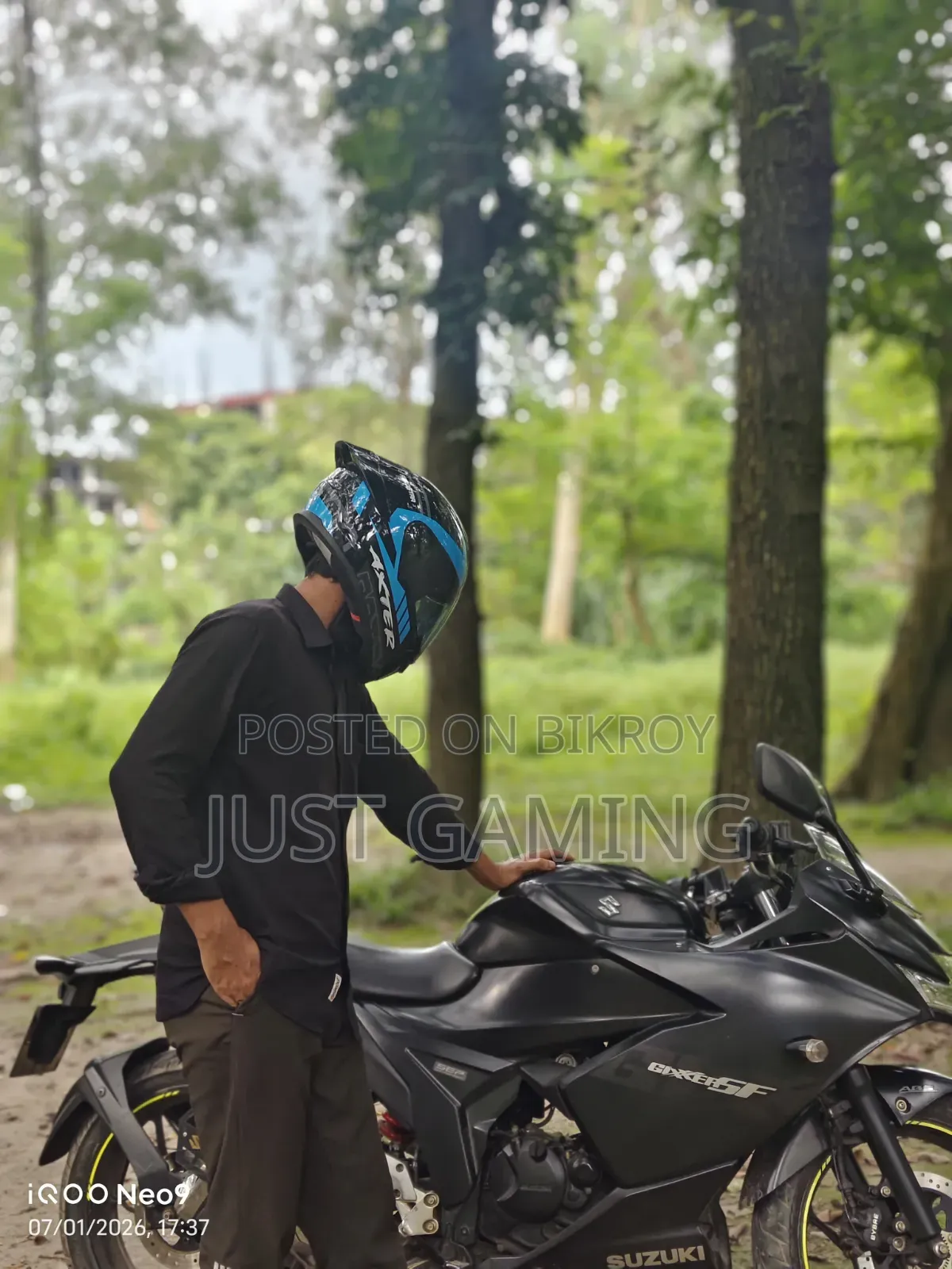 New Suzuki Gixxer Fi ABS 2023 Black