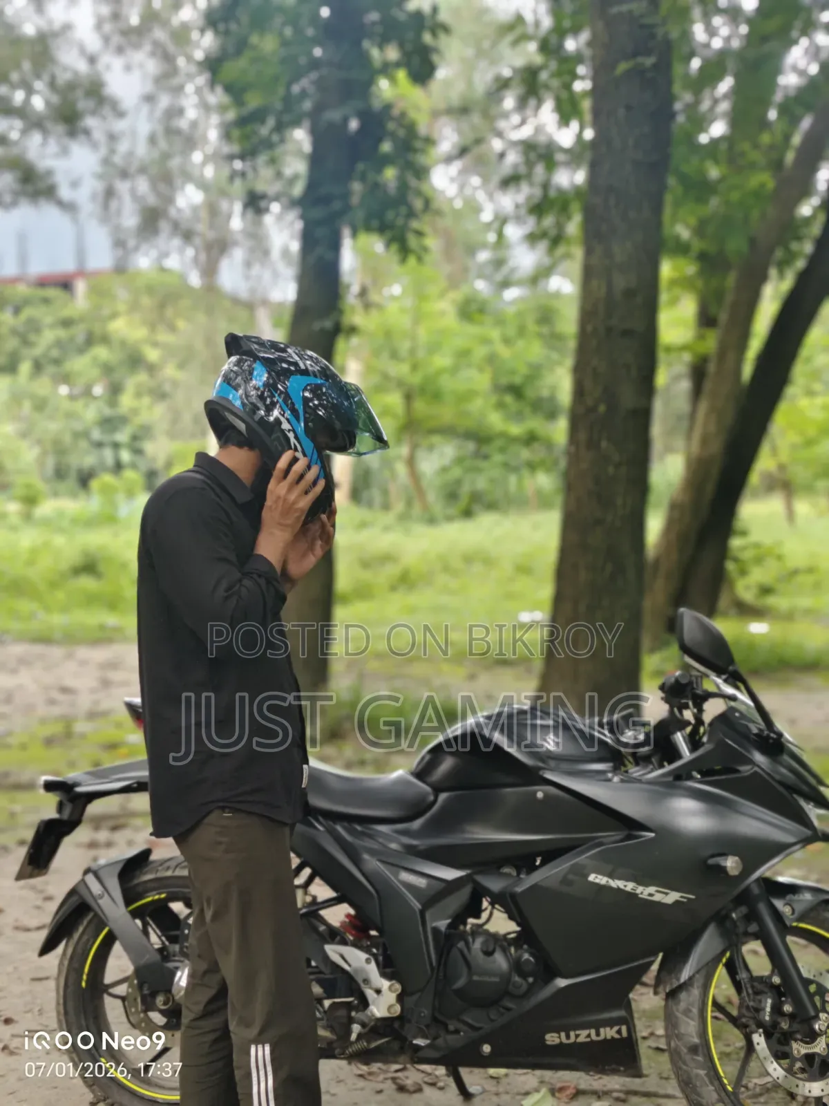 New Suzuki Gixxer Fi ABS 2023 Black