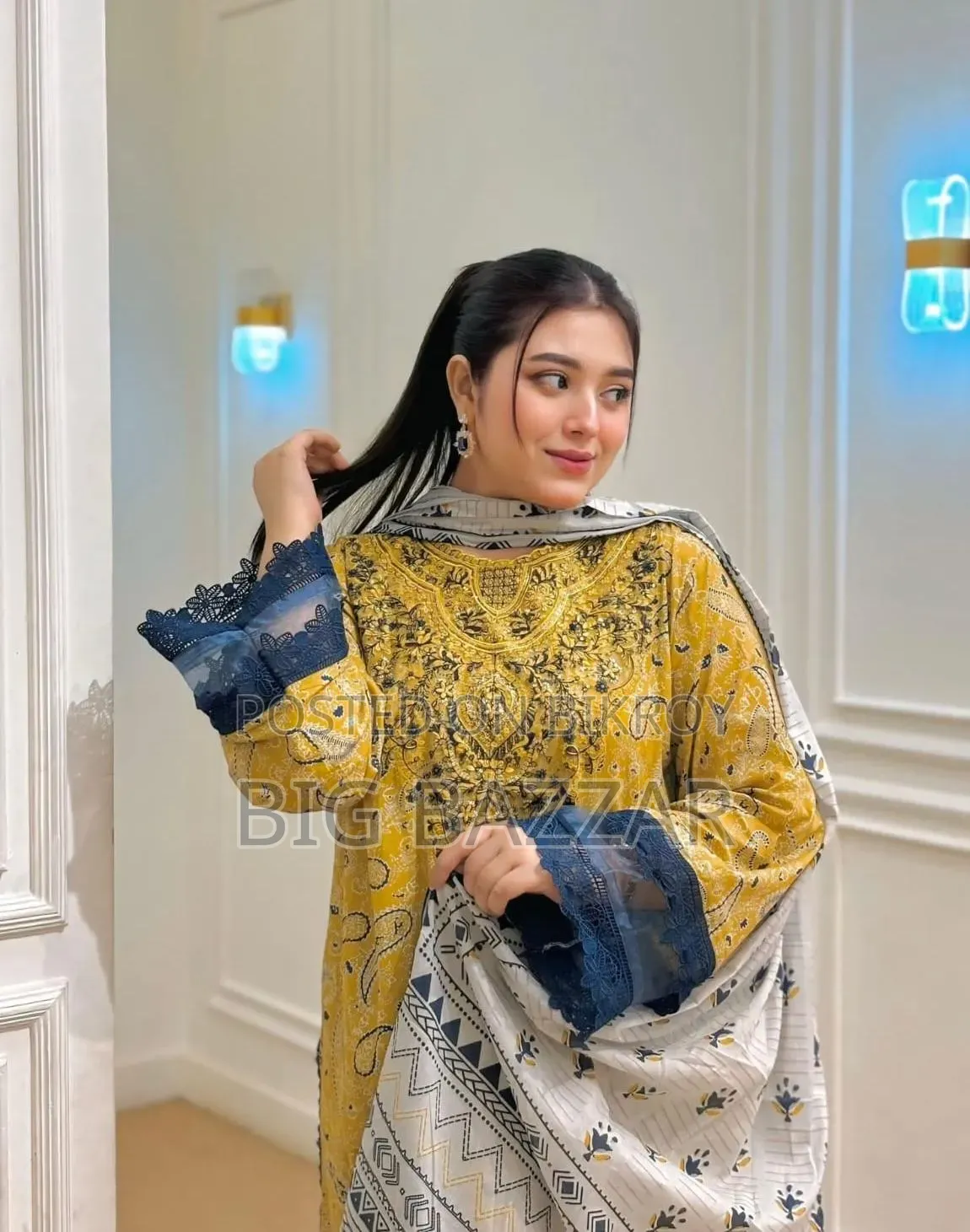 ডিজিটাল প্রিন্টেড ৩ পিস