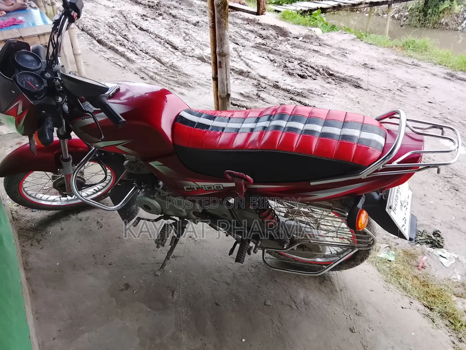 Bajaj CT 100 2016 Red