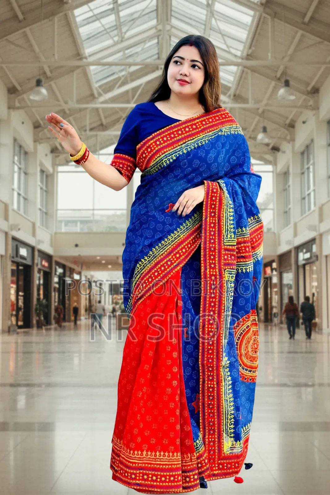 বৈশাখী শাড়ি কালেকশন (ব্লাউজ পিসসহ)