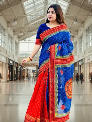 বৈশাখী শাড়ি কালেকশন (ব্লাউজ পিসসহ)