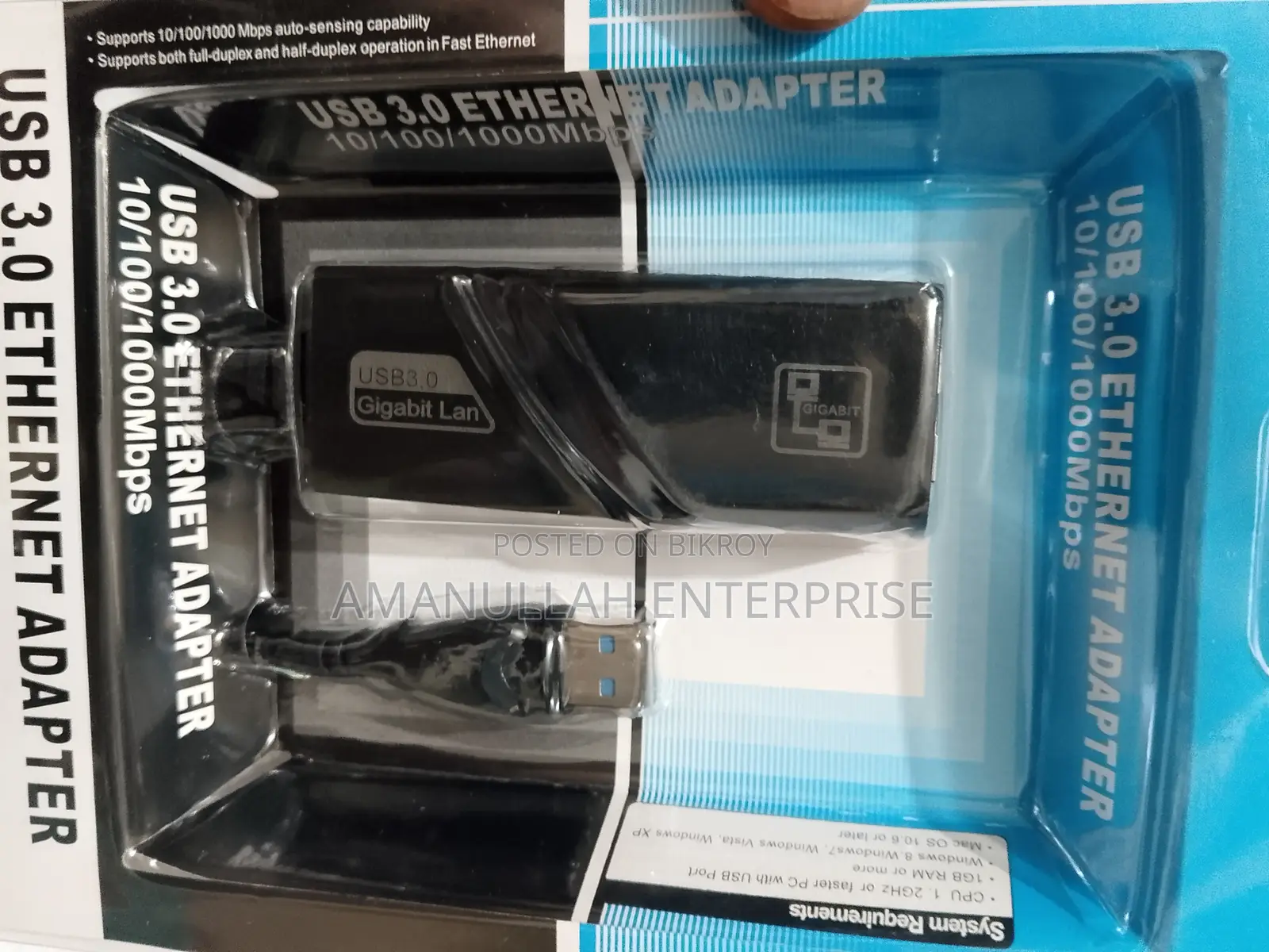 Usb 3.0 to Gigabit Ethernet Adapter | 1000mbps Rj45 Lan Card