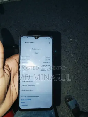 স্যামসাং গ্যালাক্সি এ৩২ ১২৮ জিবি কালো
