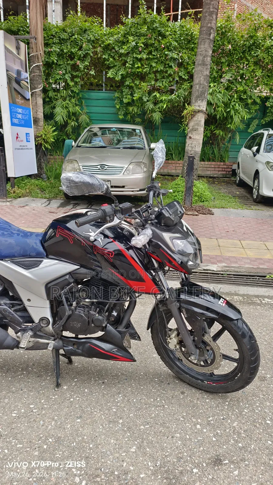 New TVS Apache RTR 160 4V 2022 Black