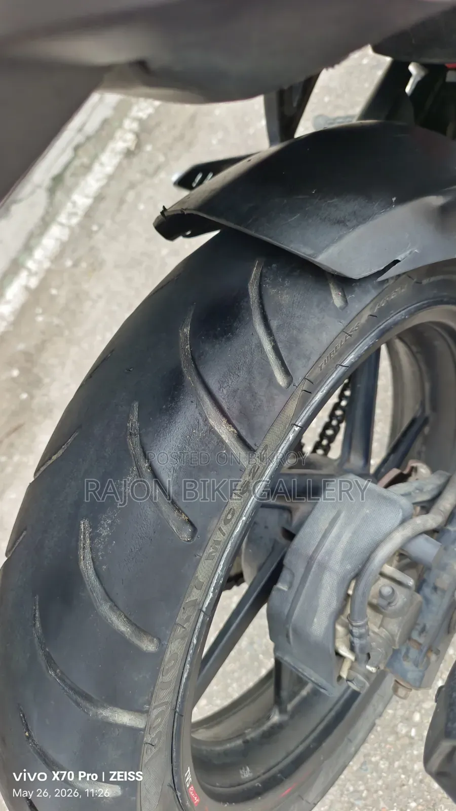 New TVS Apache RTR 160 4V 2022 Black