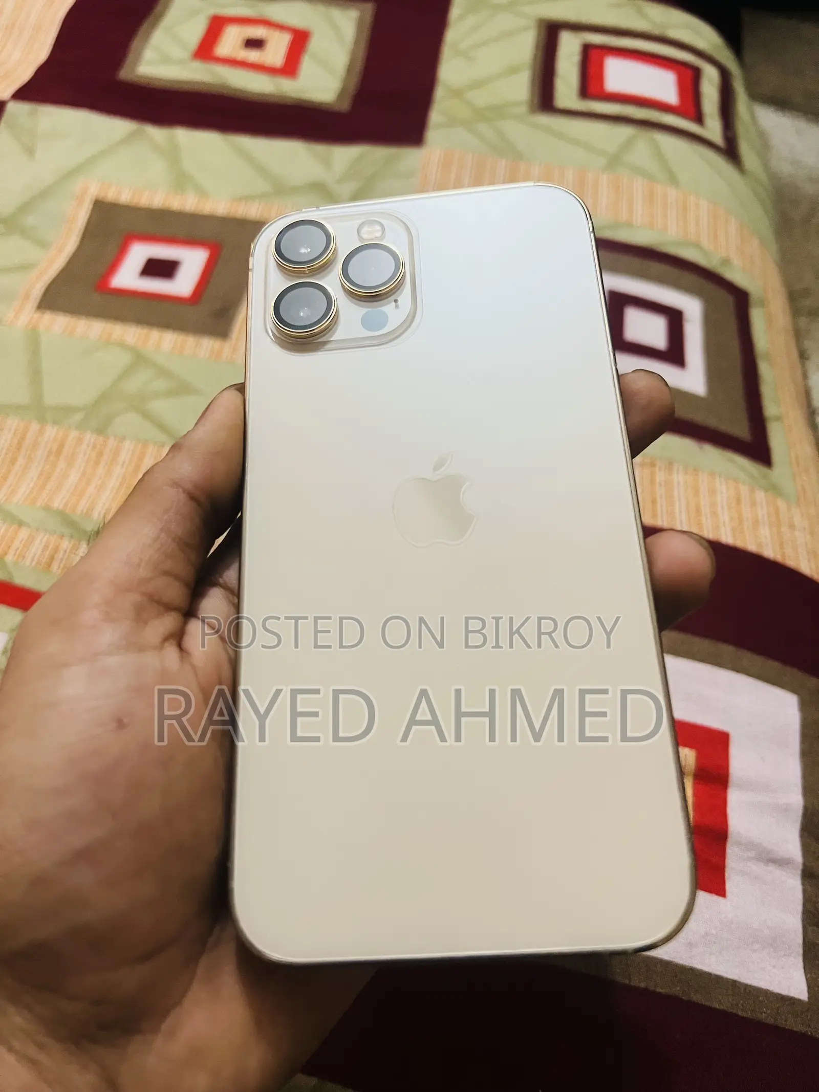 অ্যাপল আইফোন ১২ প্রো ম্যাক্স ২৫৬ জিবি রোজ গোল্ড