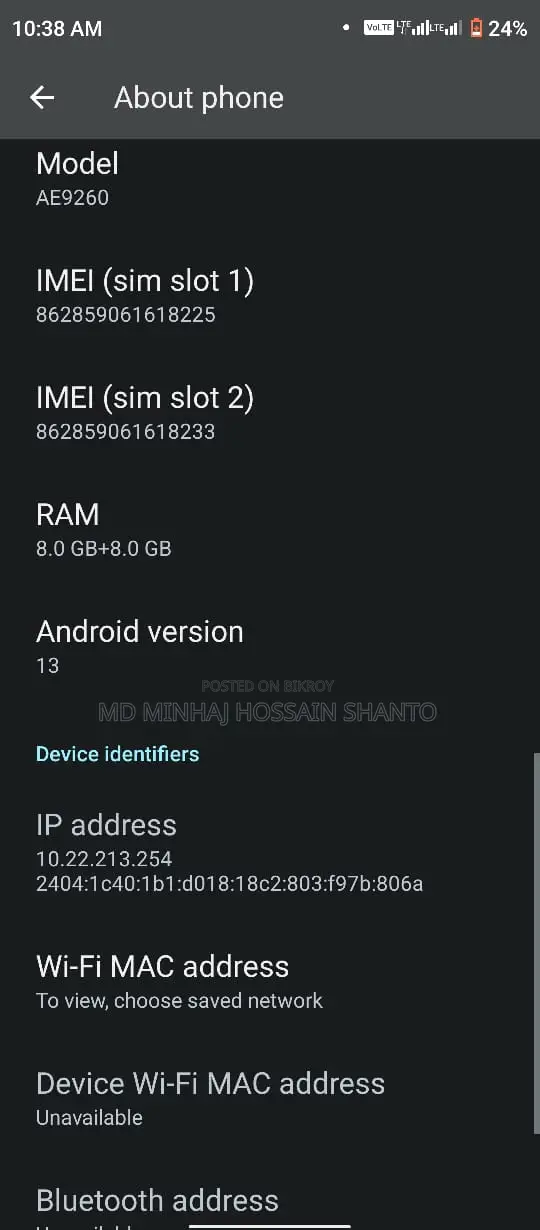 Benco S1 Pro 256 GB Blue