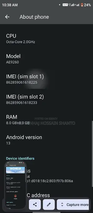 Benco S1 Pro 256 GB Blue