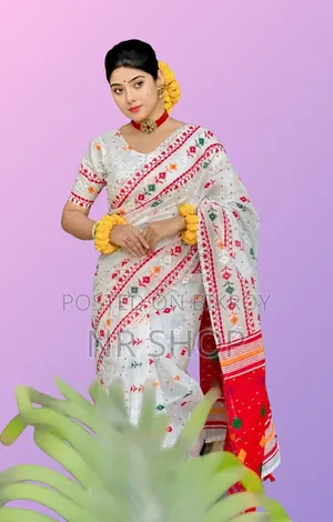 Heritage Half Silk Block Print Saree
