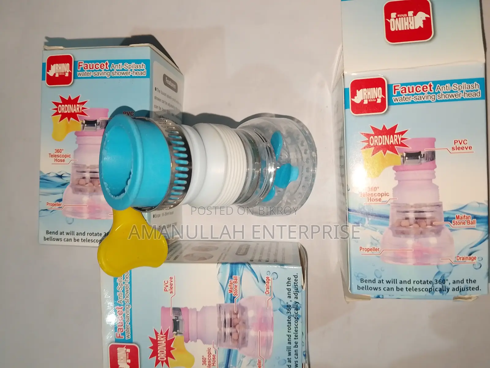 360° Anti-splash Faucet Extender | Water-saving Filter Head.