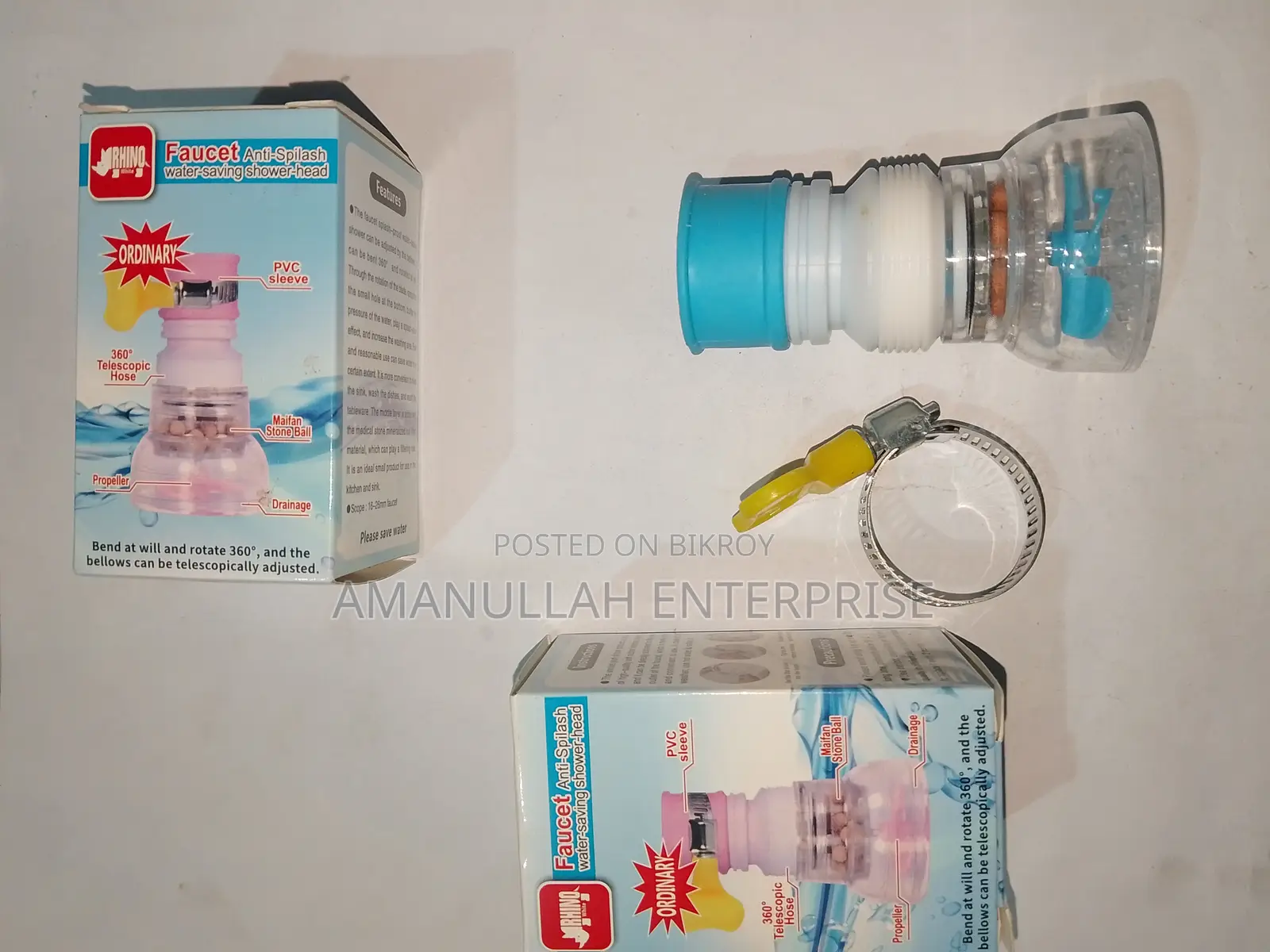 360° Anti-splash Faucet Extender | Water-saving Filter Head.