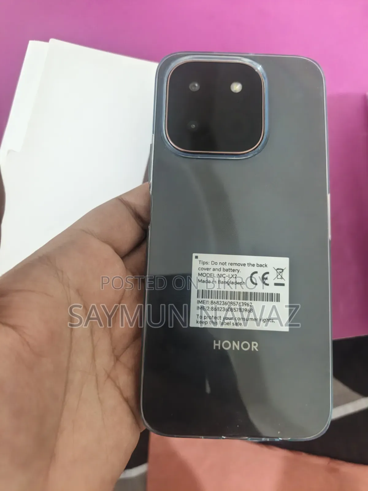 New Honor X6C 128 GB Black