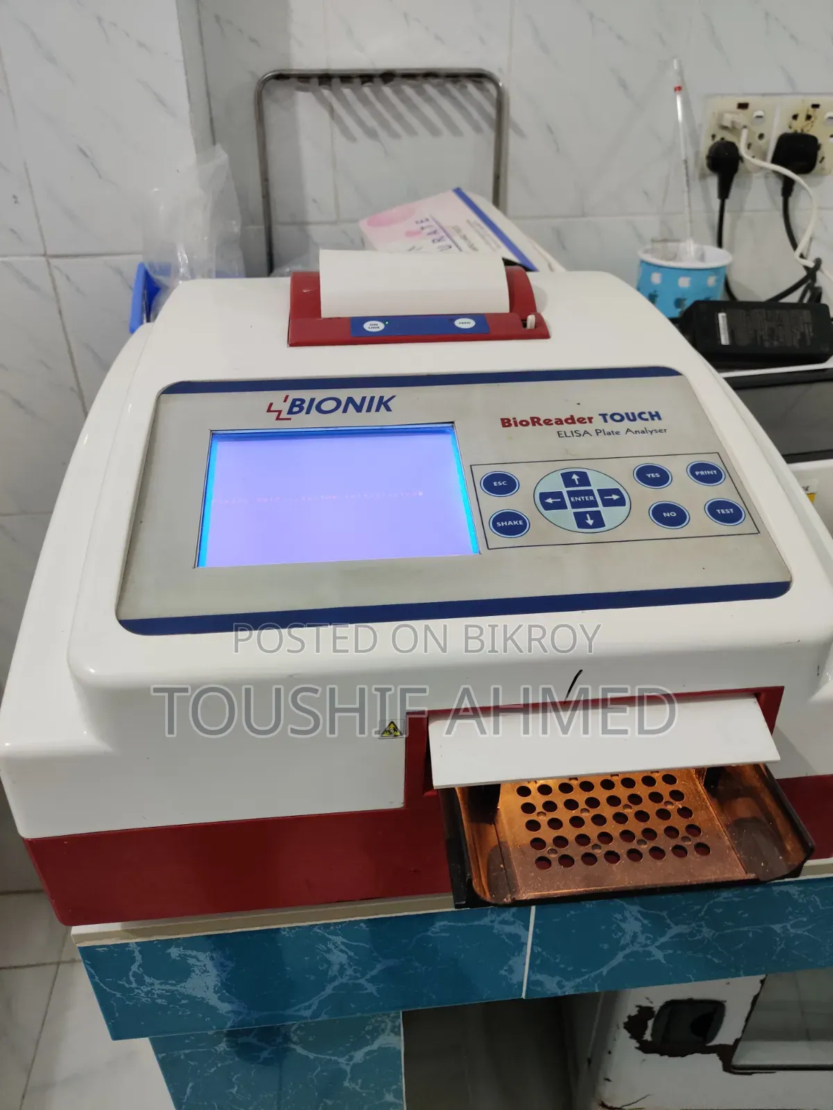 Used Bionik Bioreader Touch Elisa Plate Analyzer in good condition