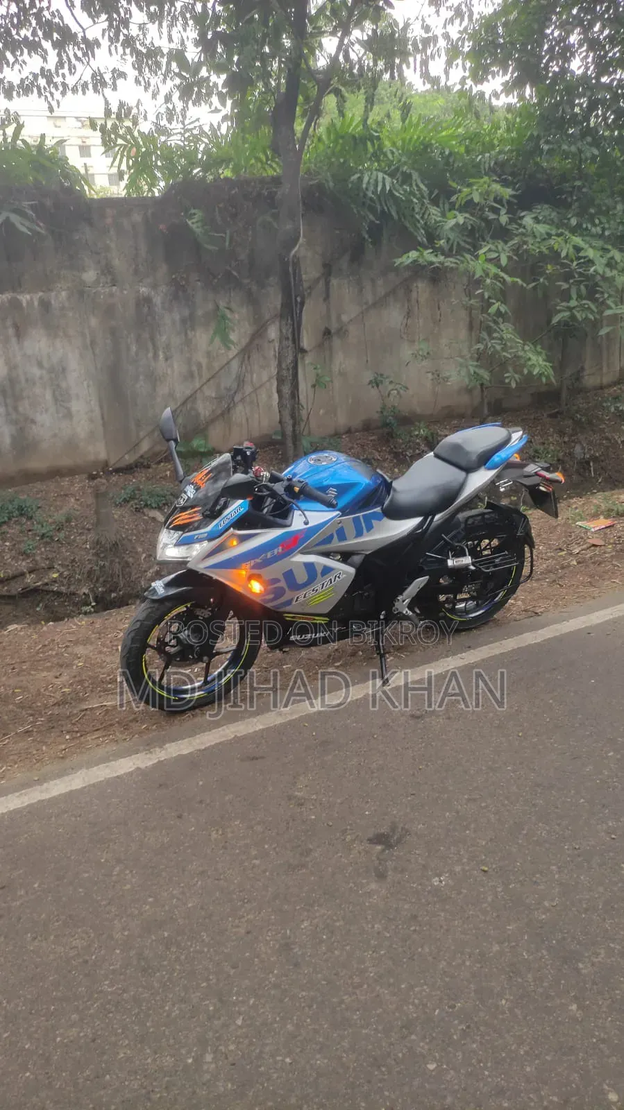 Suzuki Gixxer SF FI 2024 Blue