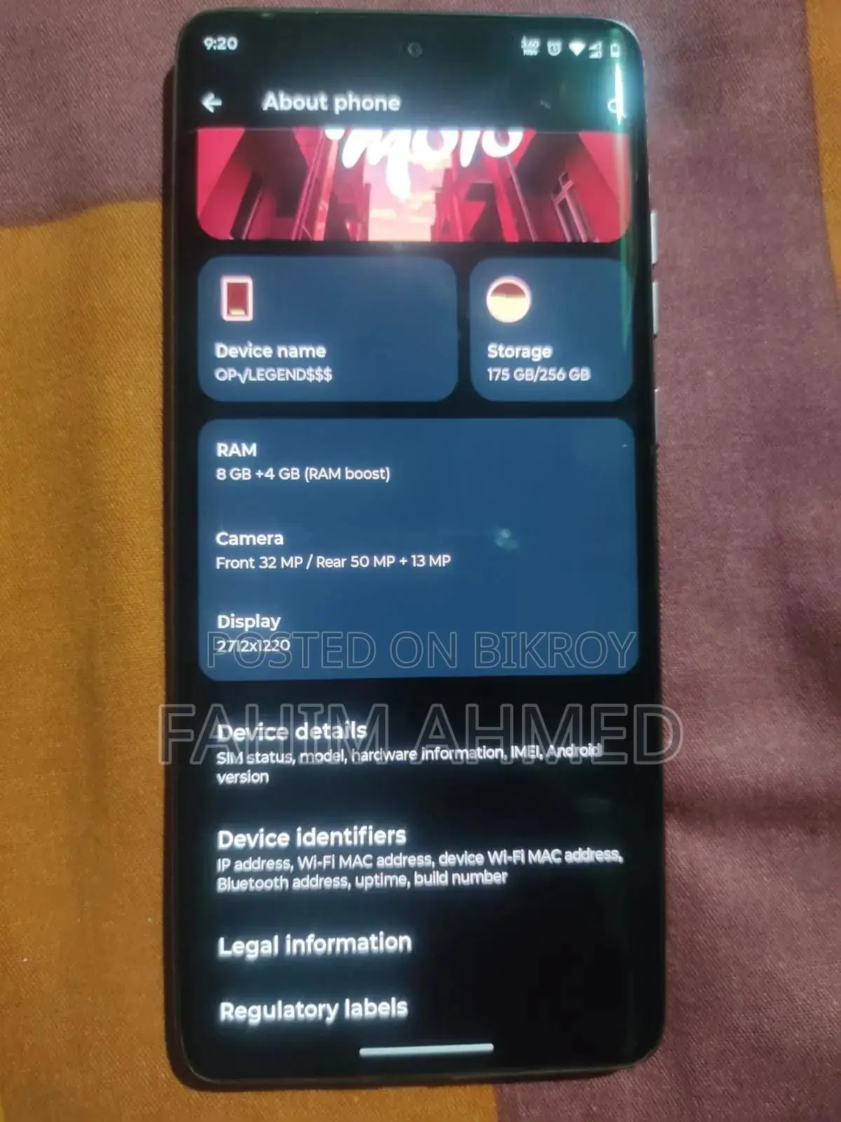 Motorola Edge 60 Fusion 256 GB
